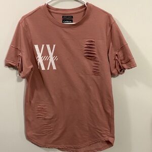 Carbon Short Sleeve top - good condition, Size small, sweatshirt type fabric